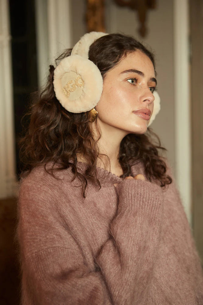 Sheepskin Logo Earmuff
