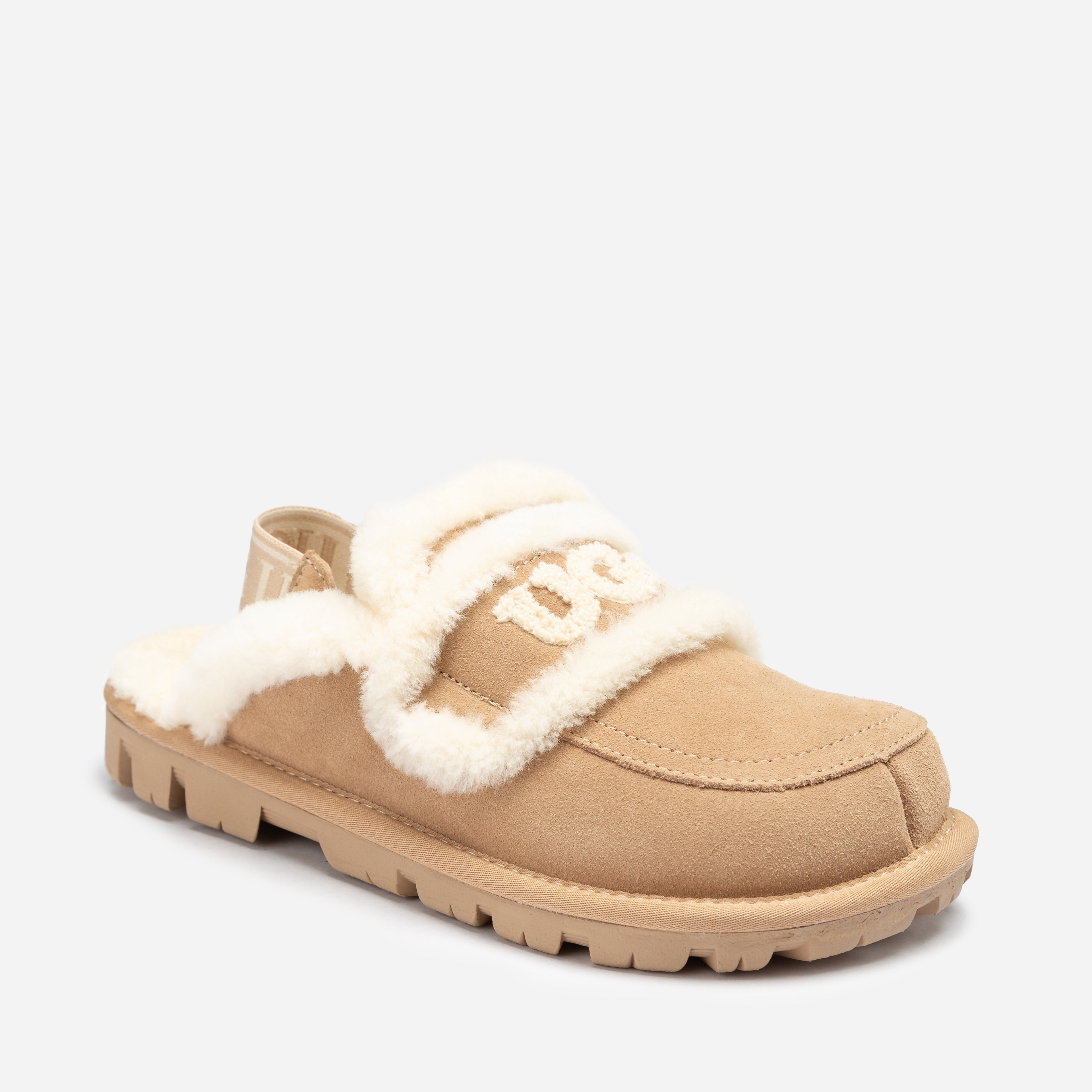 Logo Shearling Slipper