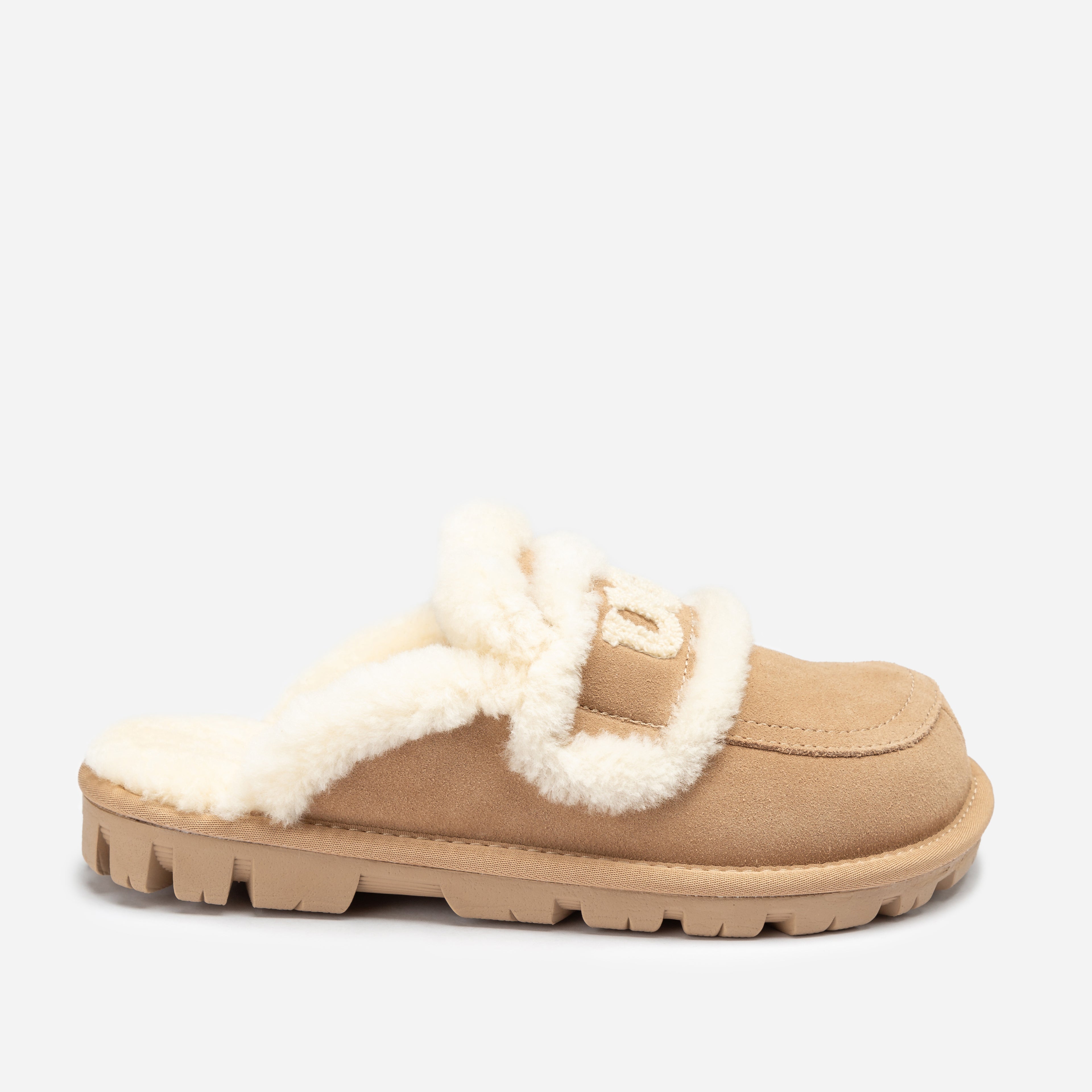 Logo Shearling Slipper