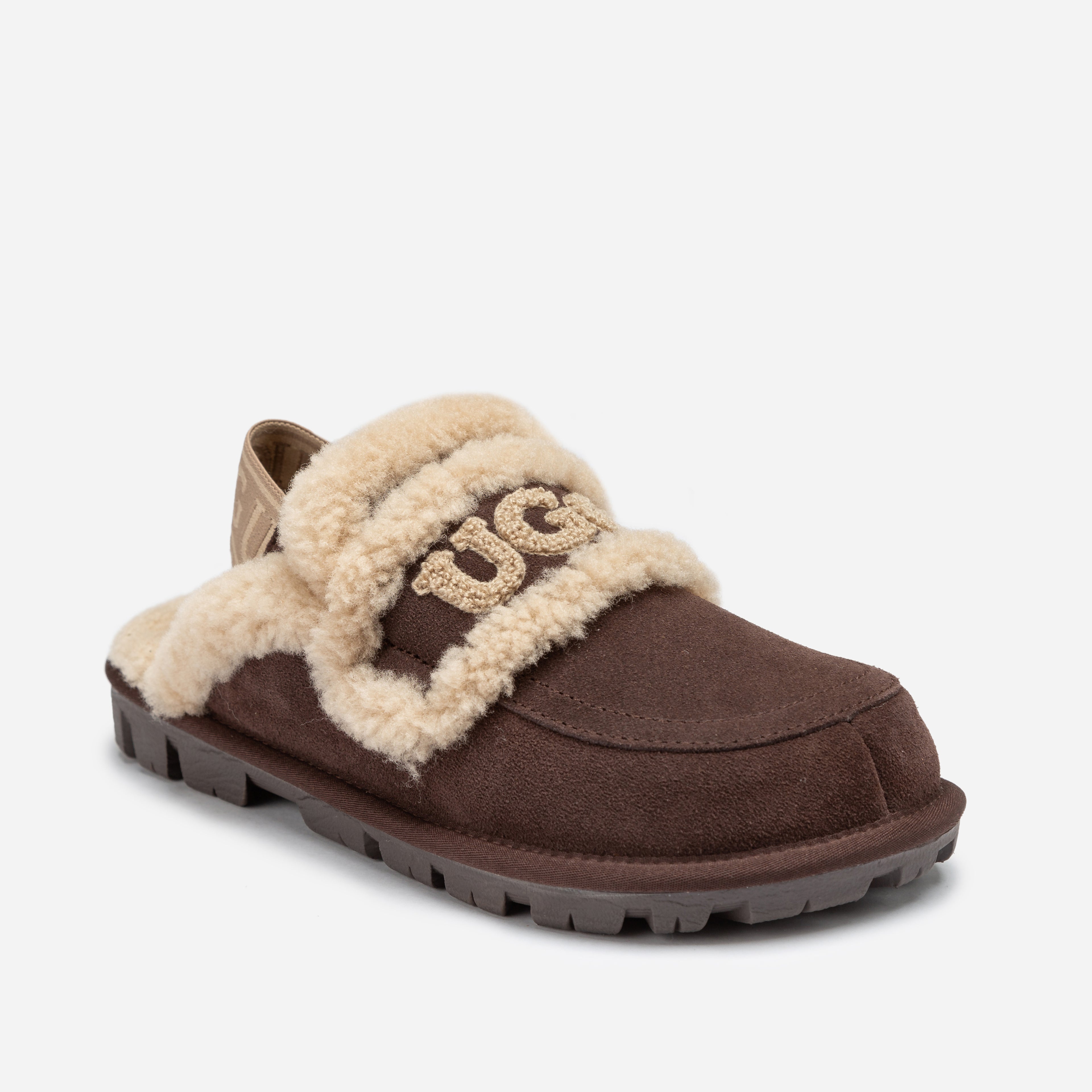 Logo Shearling Slipper