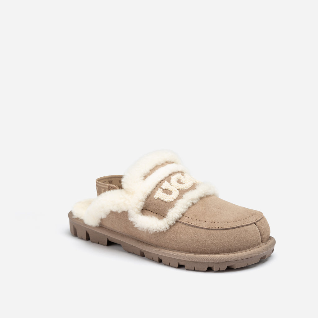 Logo Shearling Slipper
