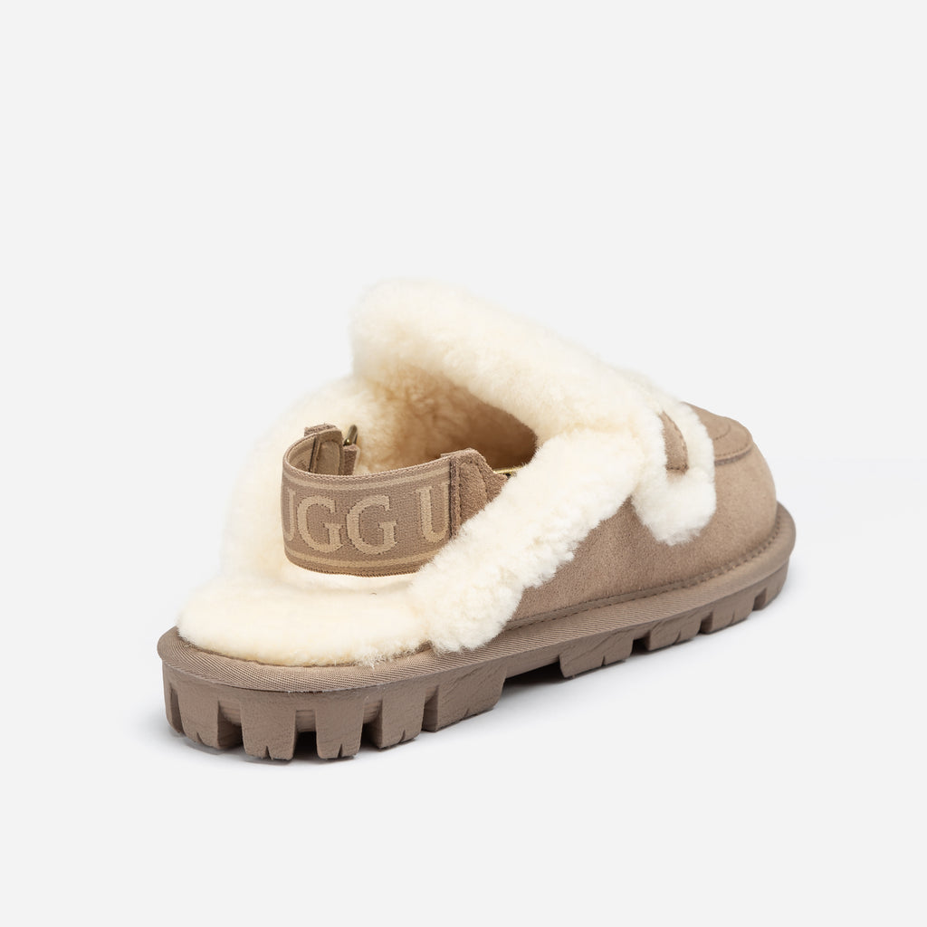 Logo Shearling Slipper