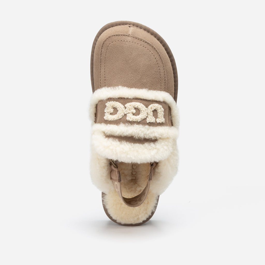 Logo Shearling Slipper