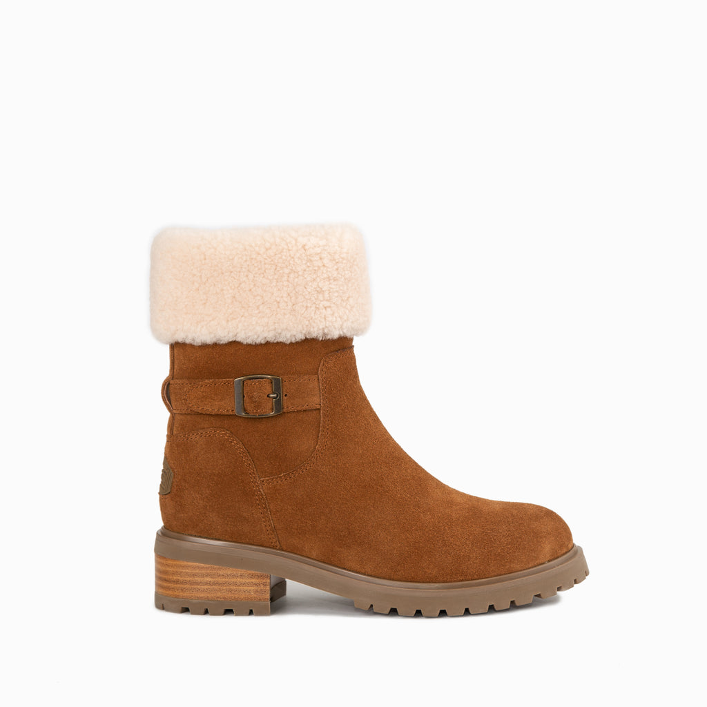Violet Ankle Zip Boots