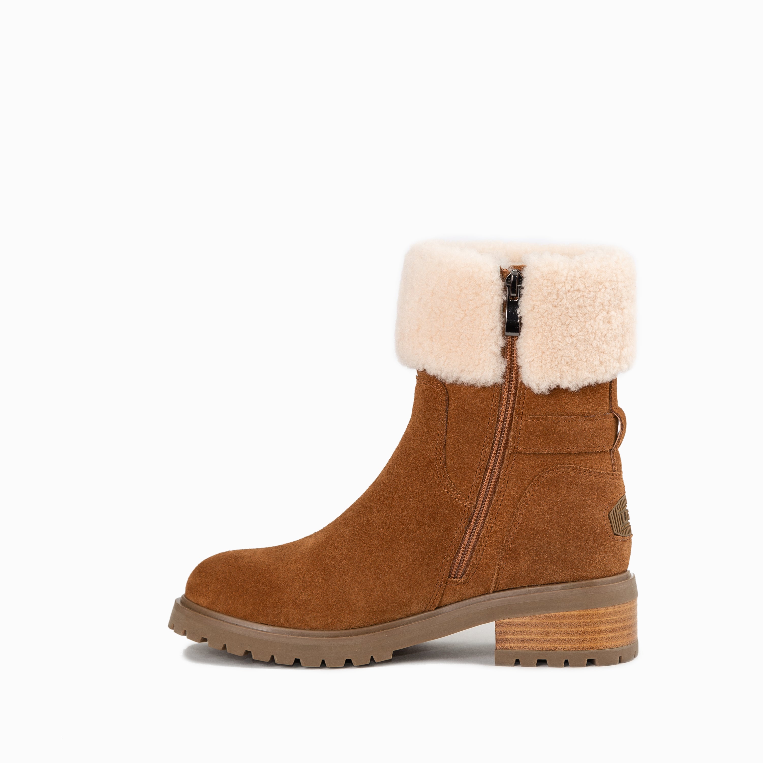 Violet Ankle Zip Boots