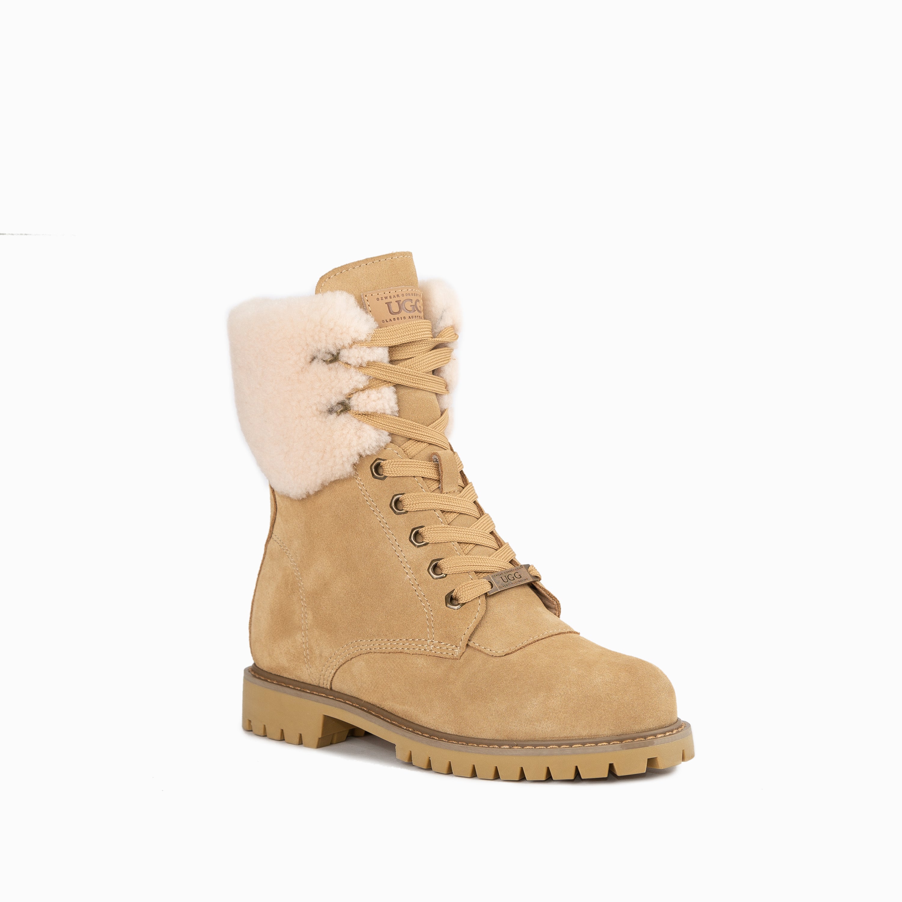 Liliana Shearling Zip Boots