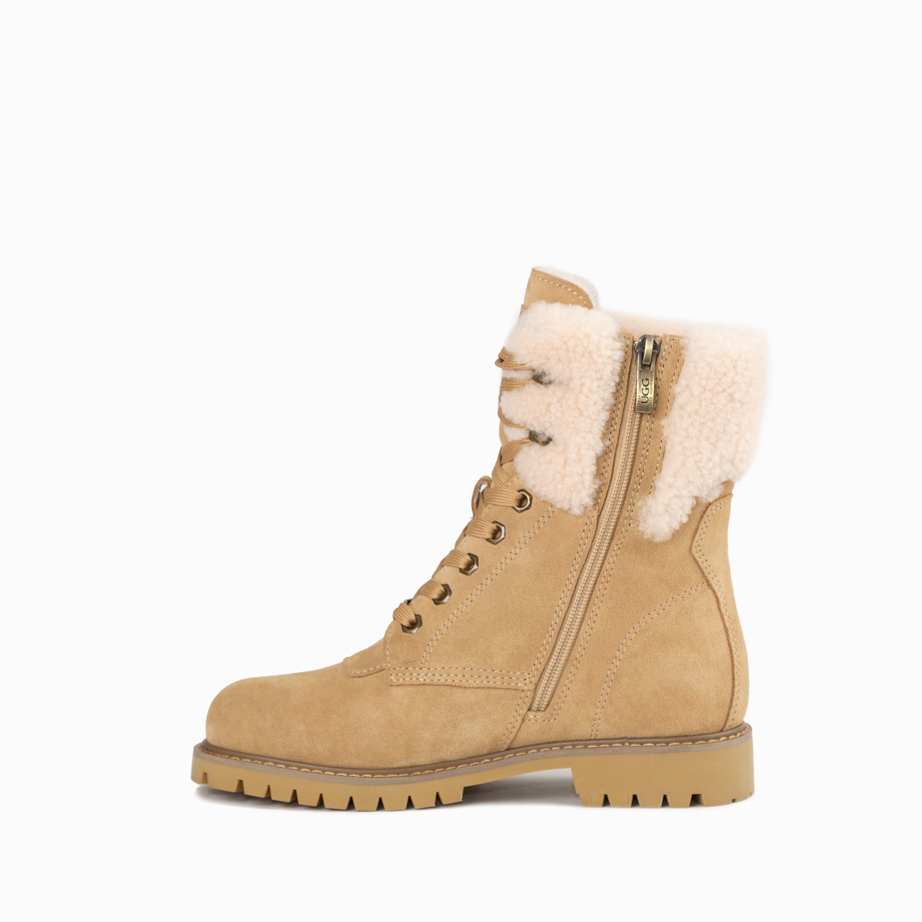 Liliana Shearling Zip Boots