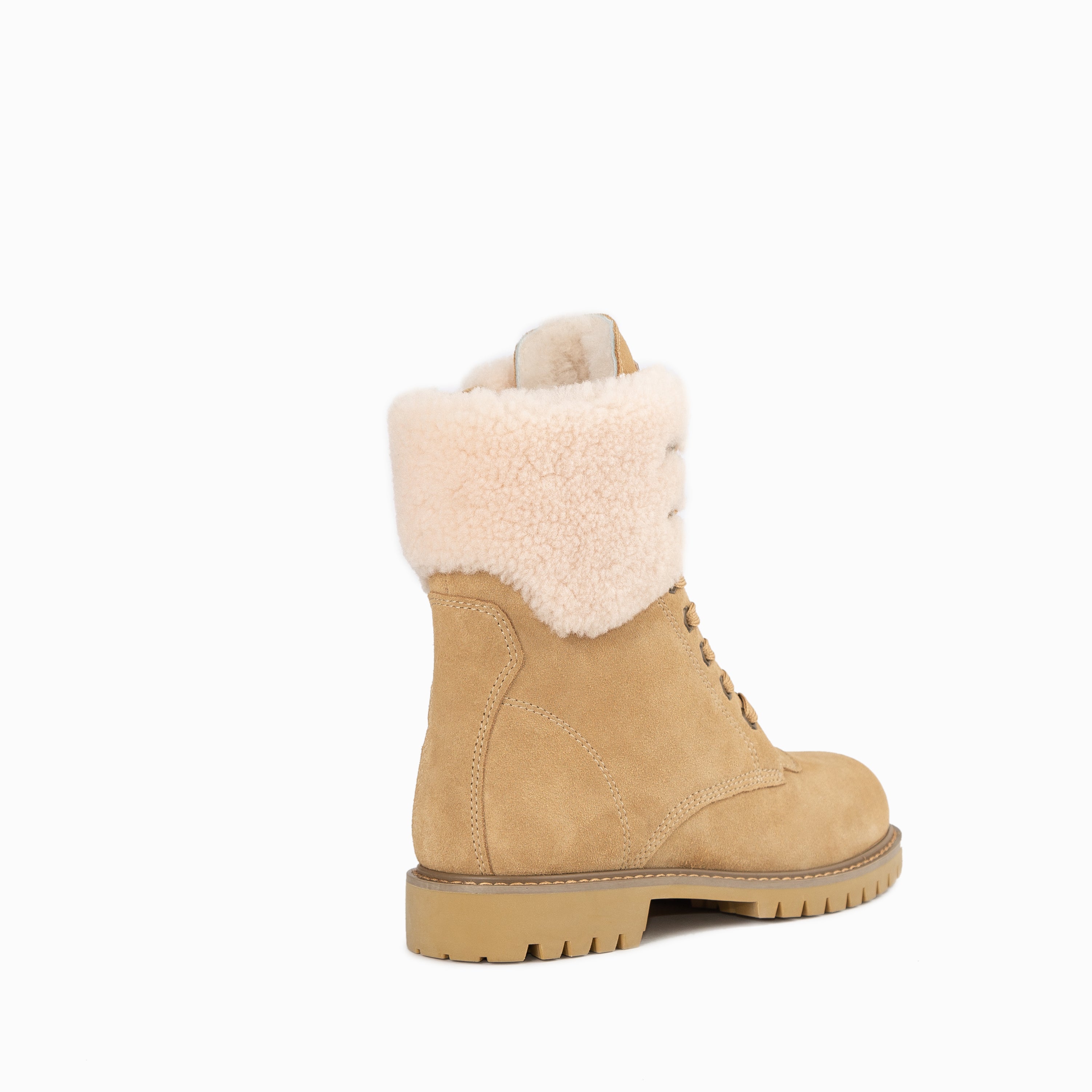 Liliana Shearling Zip Boots