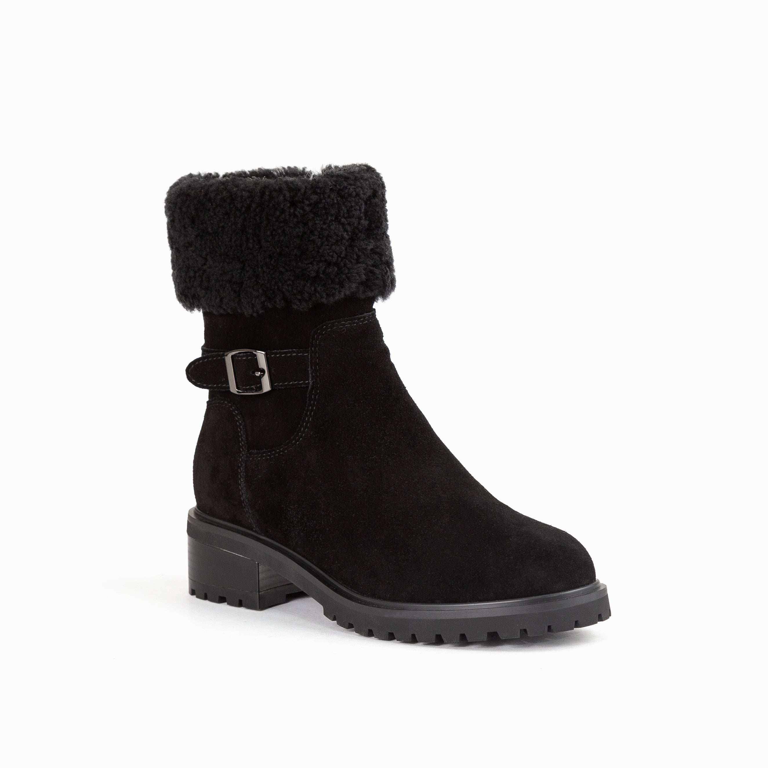 Violet Ankle Zip Boots