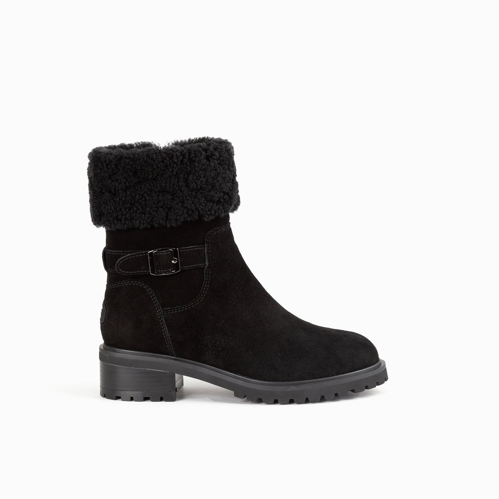 Violet Ankle Zip Boots