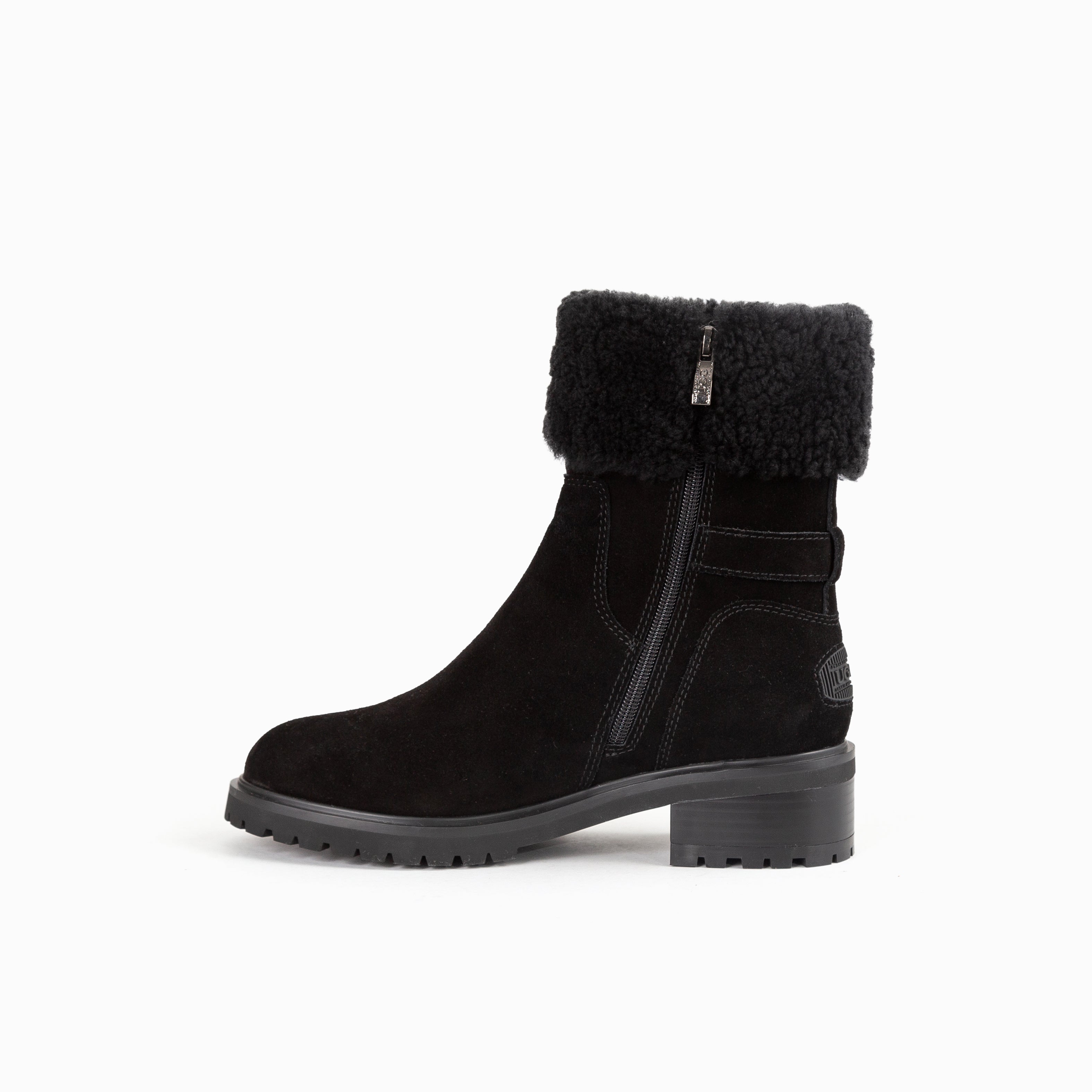 Violet Ankle Zip Boots