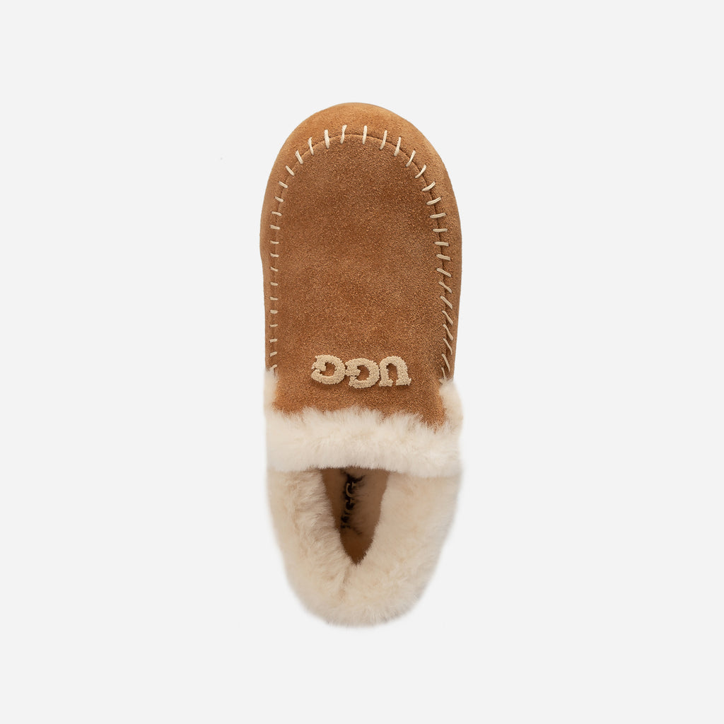 Joan Shearling Emb Logo Loafer