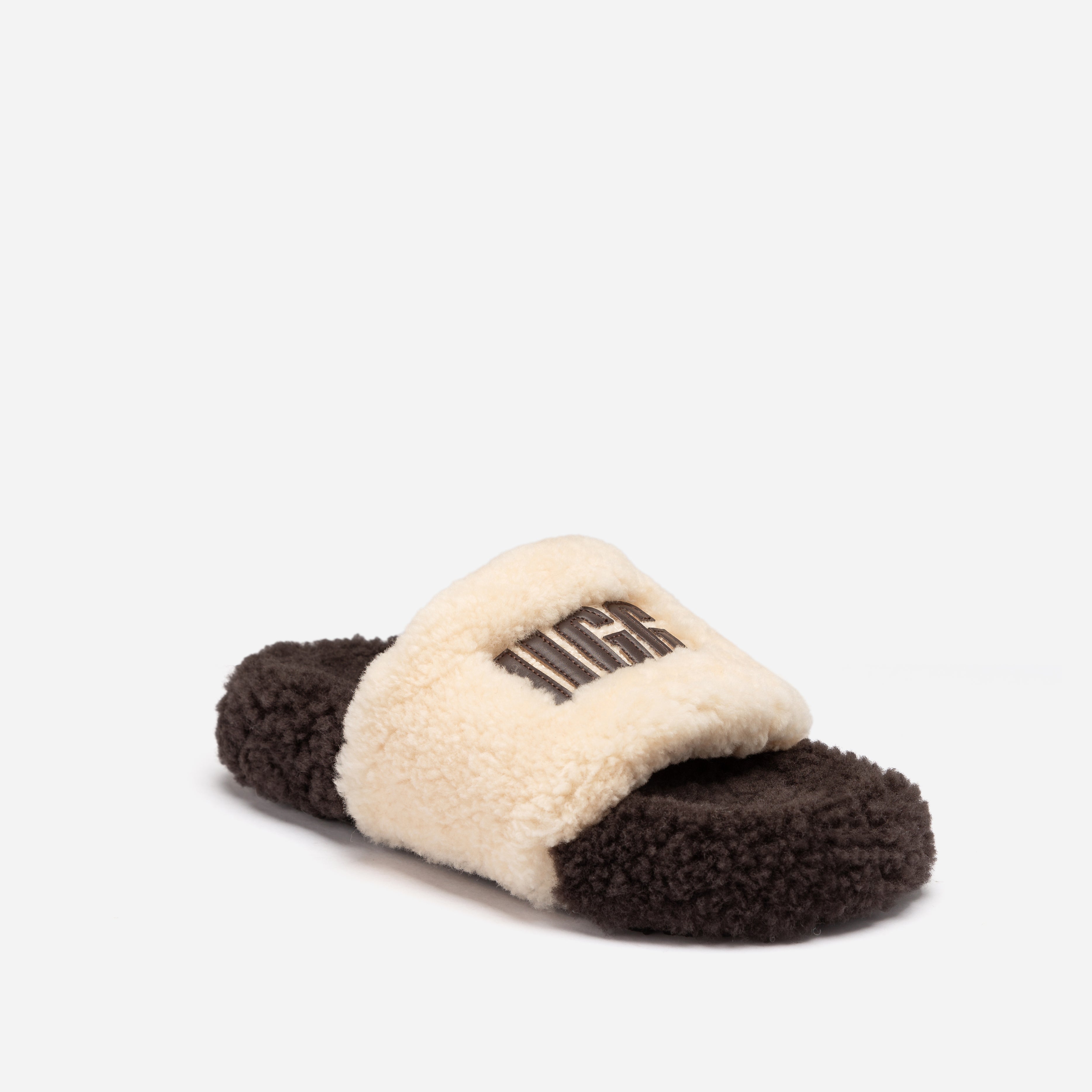 Acacia Shearling Logo Slipper