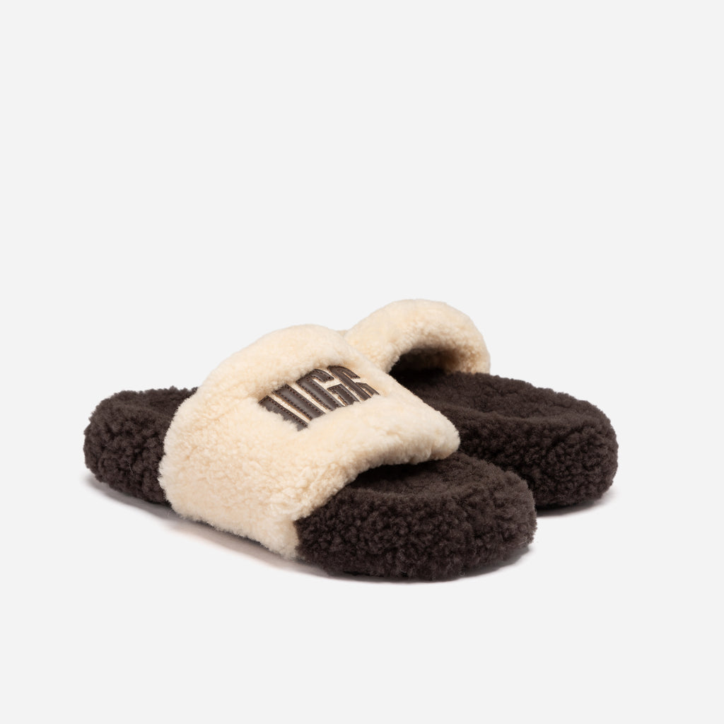 Acacia Shearling Logo Slipper