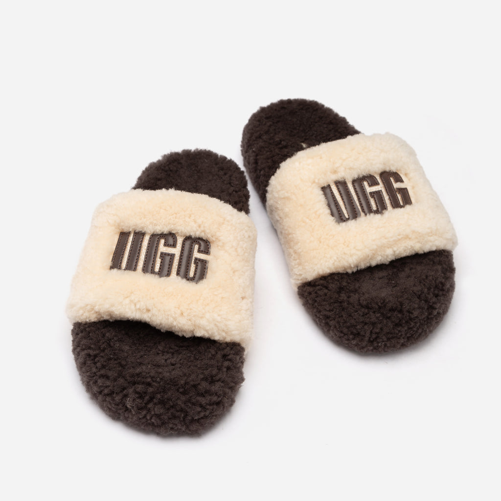 Acacia Shearling Logo Slipper