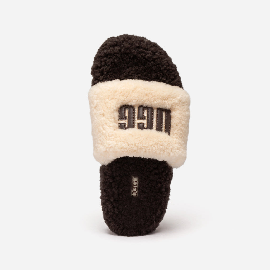 Acacia Shearling Logo Slipper