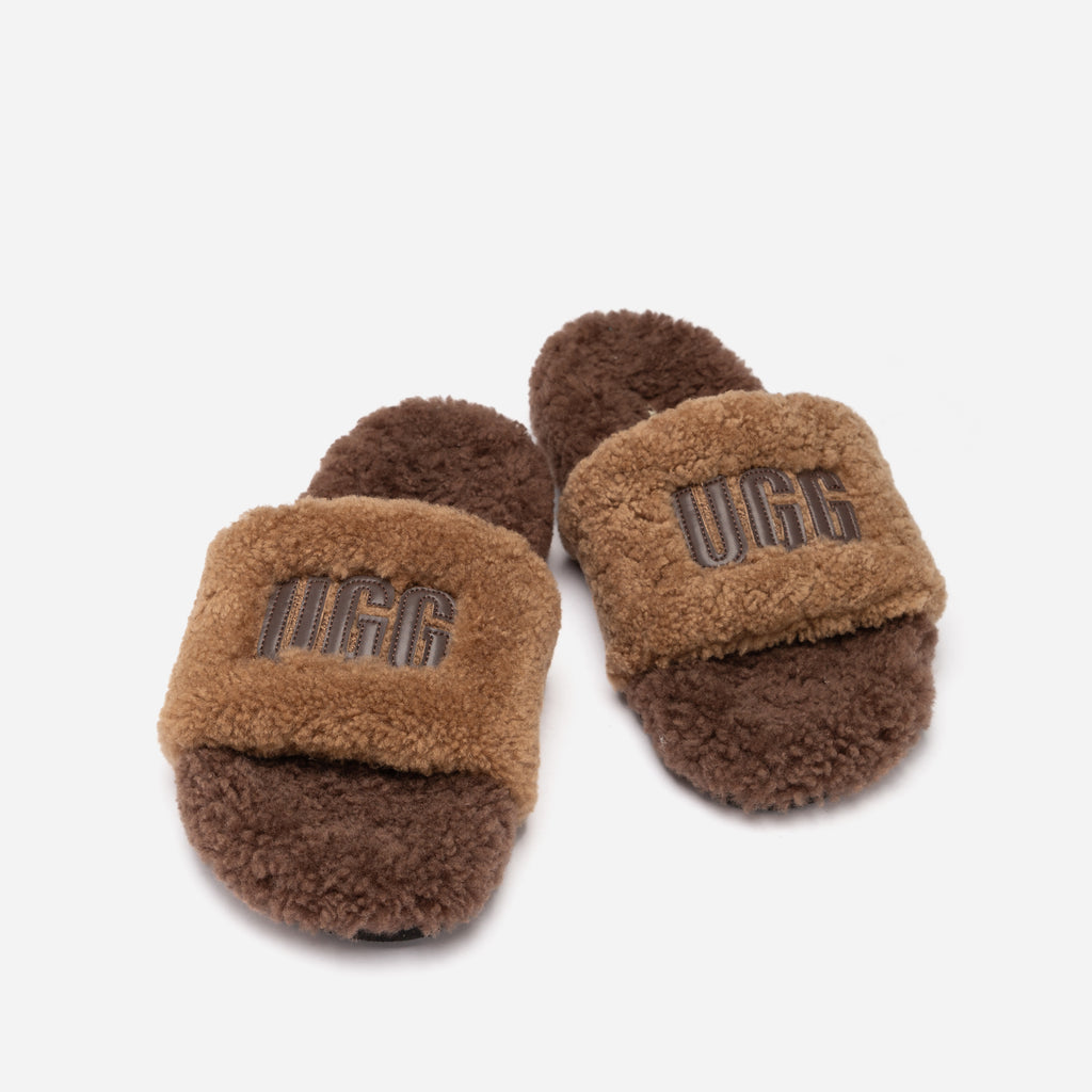 Acacia Shearling Logo Slipper