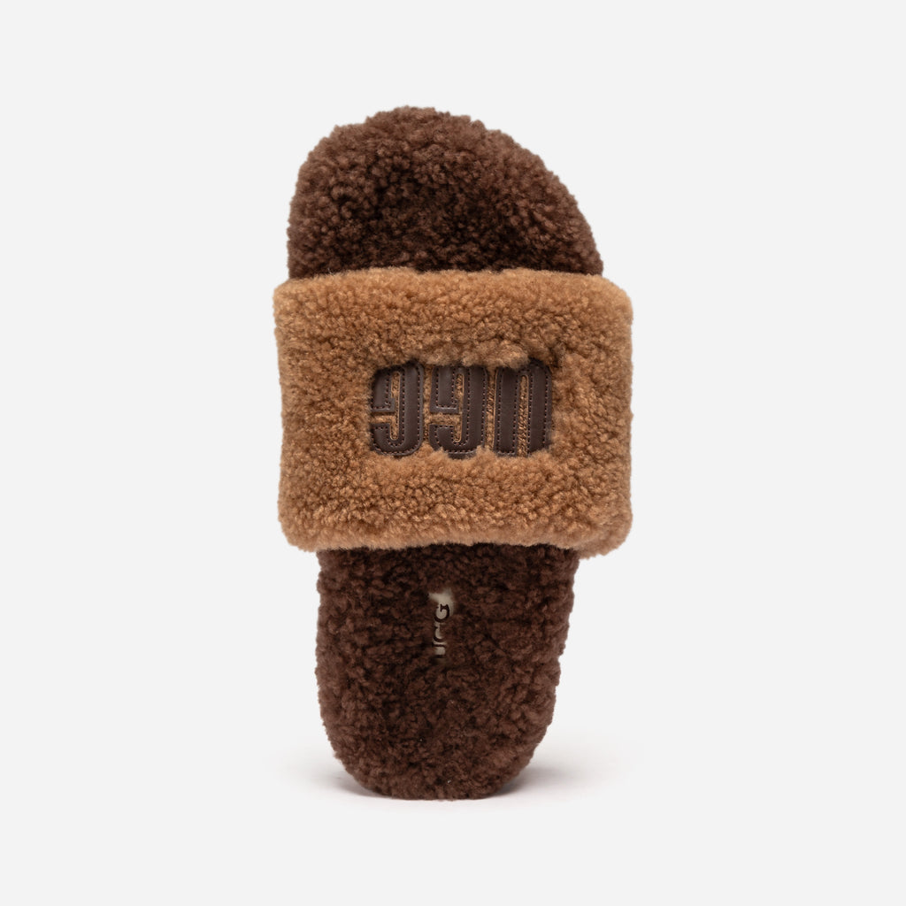 Acacia Shearling Logo Slipper